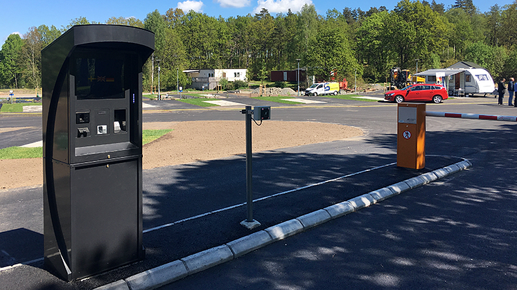 Västsveriges första helautomatiska ställplats för husbilar och husvagnar finns i Partille.