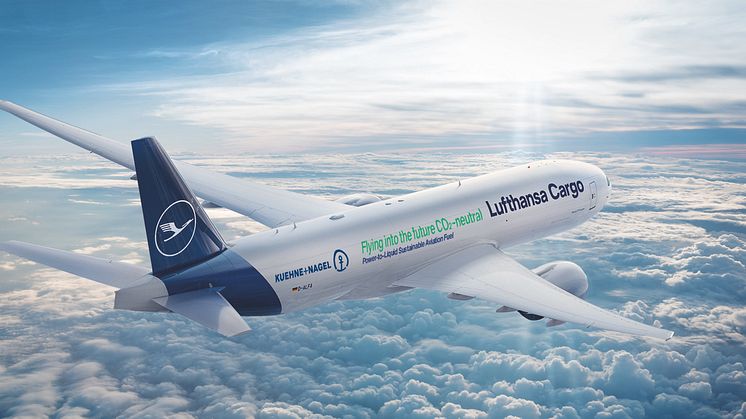 Lufthansa Cargo und Kühne+Nagel vereinbaren exklusive Partnerschaft zur Förderung von CO2-neutralem Power-to-Liquid-Kraftstoff