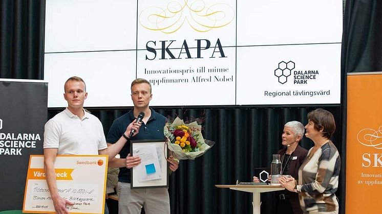 Från vänster: Filip Hedlund, grundare & vice VD, och Simon Hedlund, grundare & VD