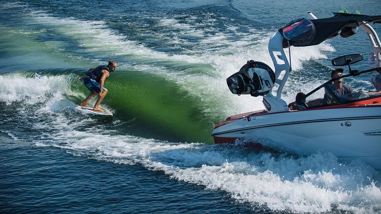 YANMAR, Mastry, and Nautique have developed an innovative solution based on the YANMAR 8LV370 marine diesel engine for the wake sports boating sector