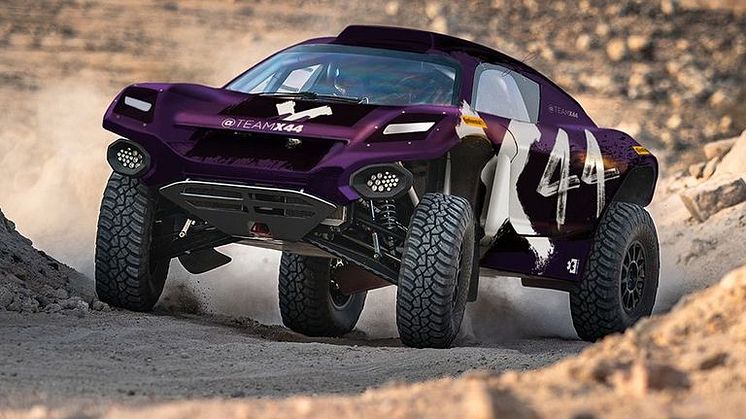 Hamilton's Team X44 will compete in the Extreme E with this car © Team X44 / Extreme E