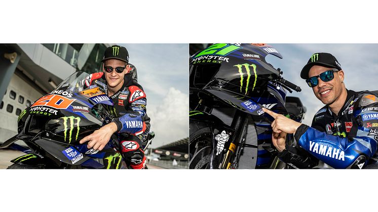 Monster Energy Yamaha MotoGP YZR-M1 to Proudly Display the Logo of India Yamaha Motor’s Brand Campaign "The Call of the Blue" at the Official Sepang MotoGP IRTA Test and at the Indian GP