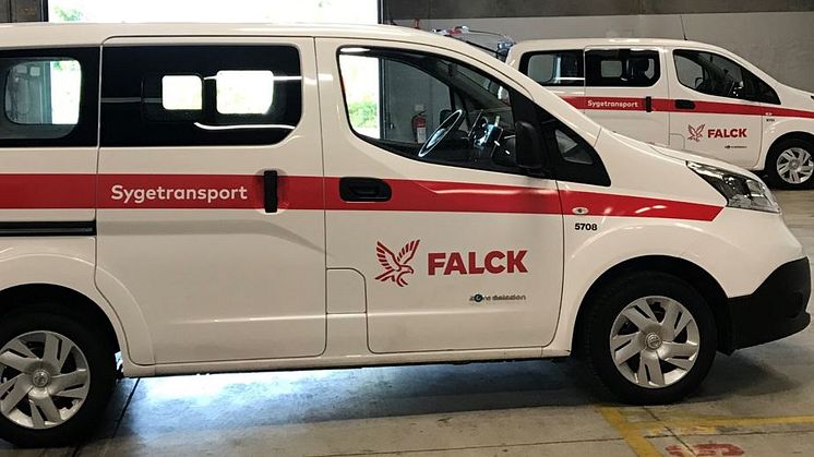 Falck introduces electric vehicles for patient transport