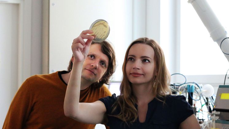 Anastasia Krivoruchko, CEO, och Florian David, CSO, på Melt&Marble