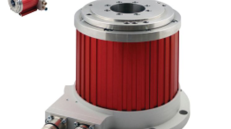 Med  iRD kompakt torque motorer produceras höga vridmoment direkt på rotorn