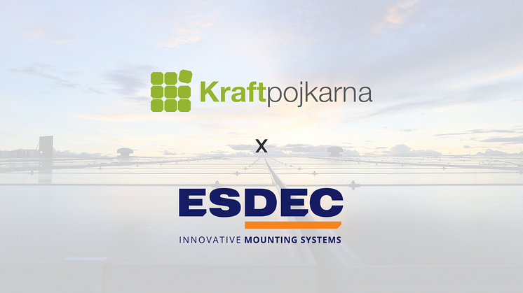 Kraftpojkarna ingår samarbete med Esdec för montagesystem för tak