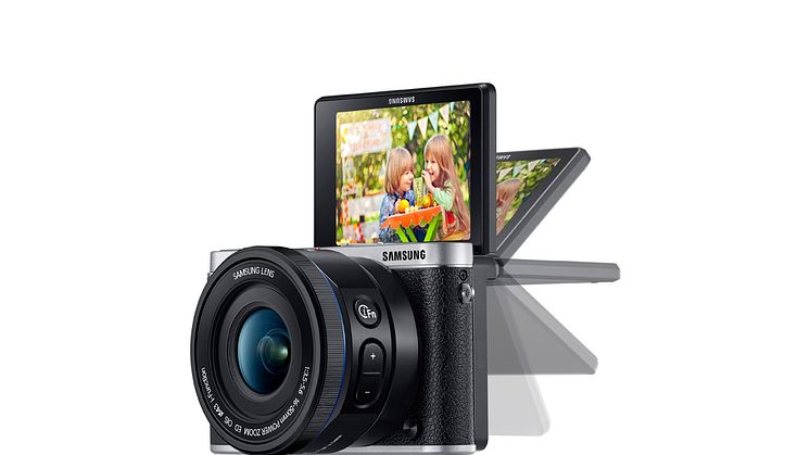Ta en selfie i ett svep Samsung SMART Camera NX3000