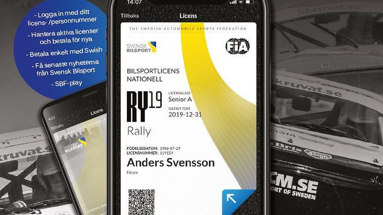 Appen Svensk Bilsport - ett sätta att förenkla ditt bilsportande