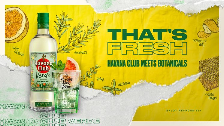 Havana Club Verde eröffnet neue Horizonte weit über die Rum-Kategorie hinaus.