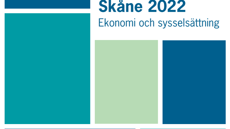 Prognos: Skåne 2022 - ekonomi och sysselsättning