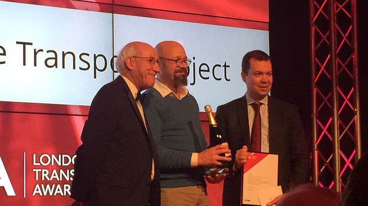 London Demonstrator wins Most Innovative Transport Project Award