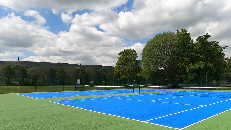 Anyone for tennis? The new facilities are great!