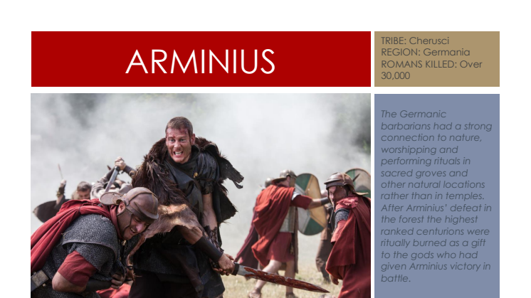 Barbarians Rising: Arminius (Tom Hopper)