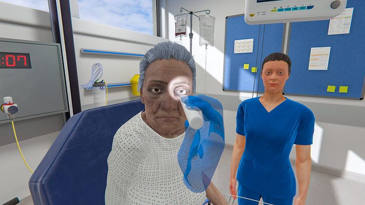 An example of the simulation technologies used in nurse education
