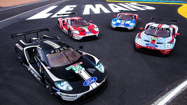 ​Årets upplaga av Le Mans 24 timmar blir den sista för det nuvarande Ford GT-programmet. Teamets fyra Ford GT-bilar har specialdesignats för racet.