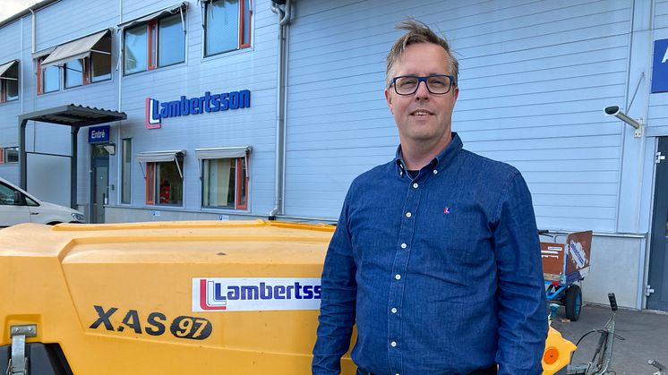 Anders Persson, produktadministratör på Lambertsson