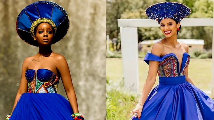 Images from the Instagram accounts of Bayanda Khathini (left) and Tamaryn Green (right)
