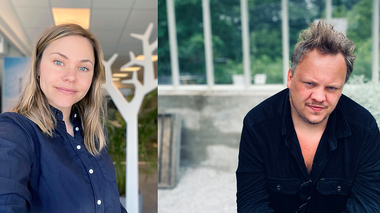 Emelie Fredriksson och Wilhelm Blixt är Sensus studieförbunds två nya kommunikatörer.