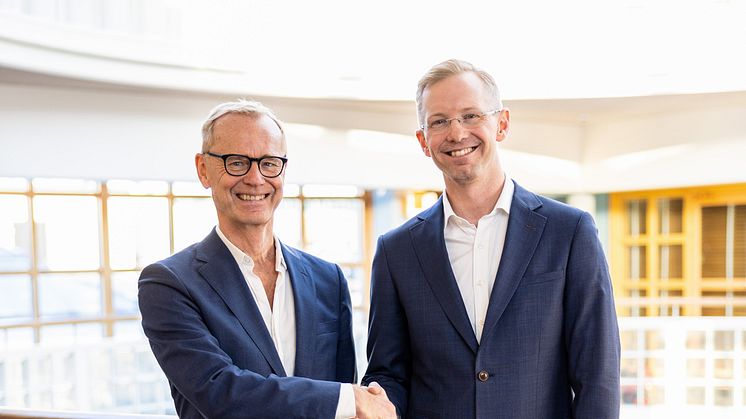 Håkan Lord, CEO SoftOne Group och Johan Waessman tillträdande CTO SoftOne Application AB.