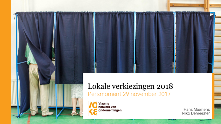 Presentatie persconferentie 29/11: Lokale verkiezingen 2018