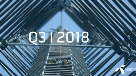 ​I dag offentliggør Telenor-koncernen resultaterne for 3. kvartal 2018.