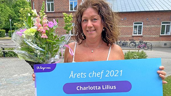 Charlotta Lilius fick utmärkelsen Årets chef 2021 förra året. Nu är det dags att nominera för 2022 års utmärkelser.