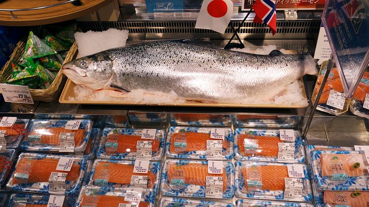 Japan er et viktig eksportmarked for norsk laks. De importerer den helst i ferdige porsjonspakninger.