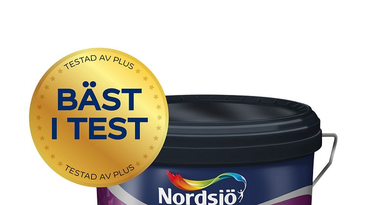 ”Bäst täckförmåga, jämn, fin gräng och lättast att rengöra” – Nordsjö Ambiance bäst i test när SVT Plus testar väggfärg