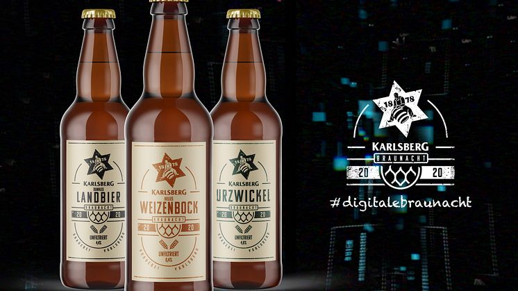 Am 29. Mai findet die erste digitale Braunacht der Karlsberg Brauerei statt.