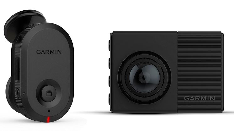 Garmin presenterer en ny serie dashbordkameraer, Dash Cam 46/56/66W og Dash Cam Mini, et perfekt øyevitne for sjåføren