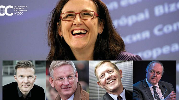 Cecilia Malmström prisas för ”förtjänstfulla insatser till gagn för näringslivet” (foto: EU-kommissionen)