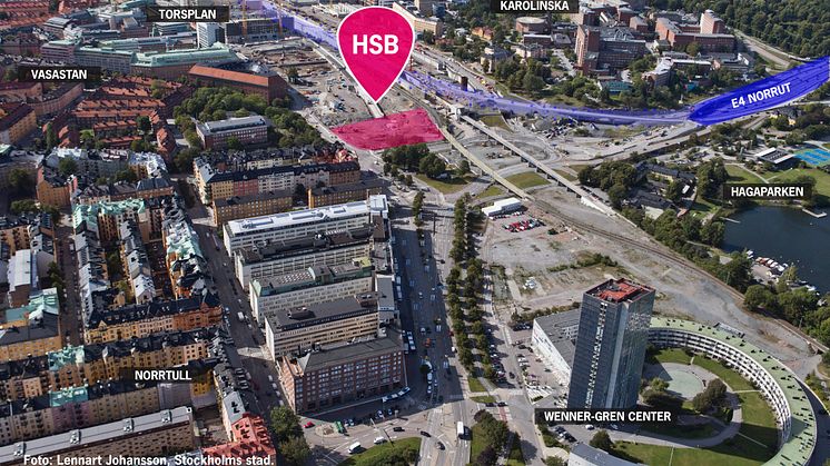 HSB får markanvisning och bygger Stockholms nya landmärke i Hagastaden