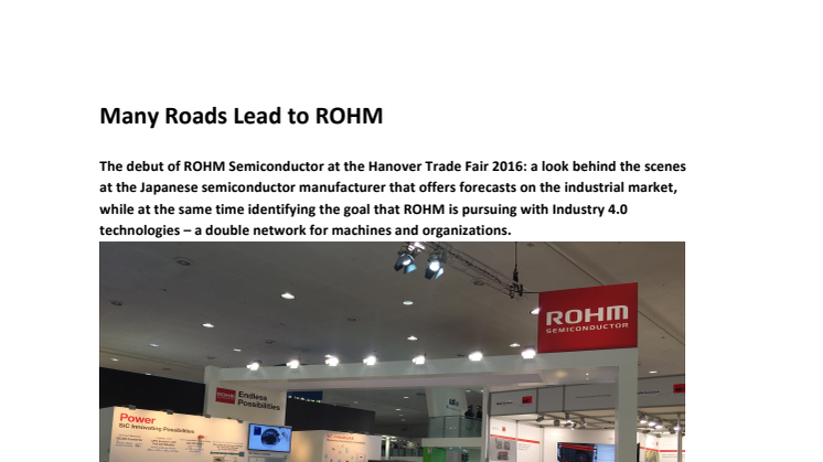 Many Roads Lead to ROHM