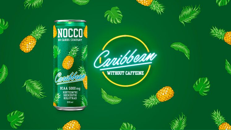 NOCCO Caribbean goes green - nu även som koffeinfri