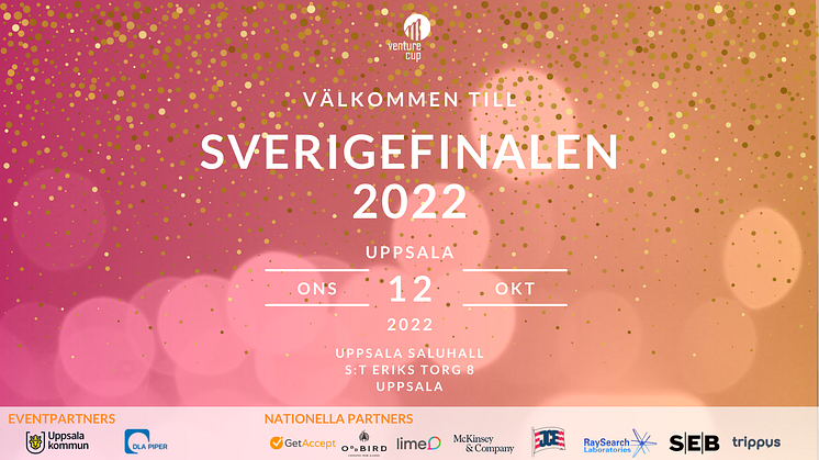 Välkommen till Venture Cup Sverigefinal 2022.