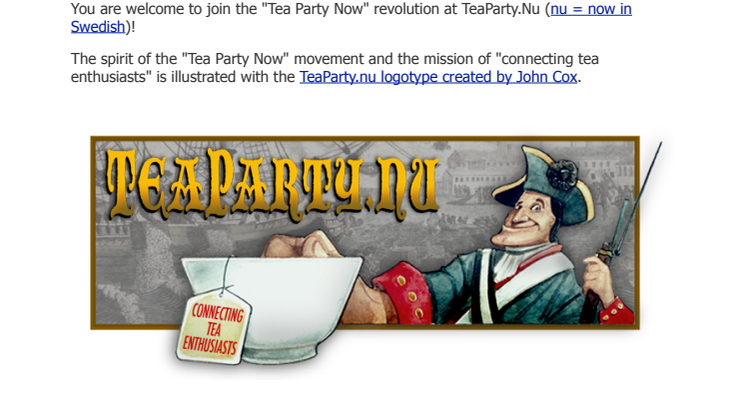 TEAPARTY.NU IS LAUNCHING ON INDEPENDENCE DAY
