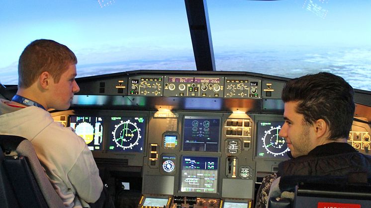 Der A320-Flugsimulator