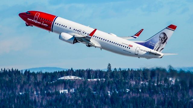Fortsatt passagerartillväxt för Norwegian i december