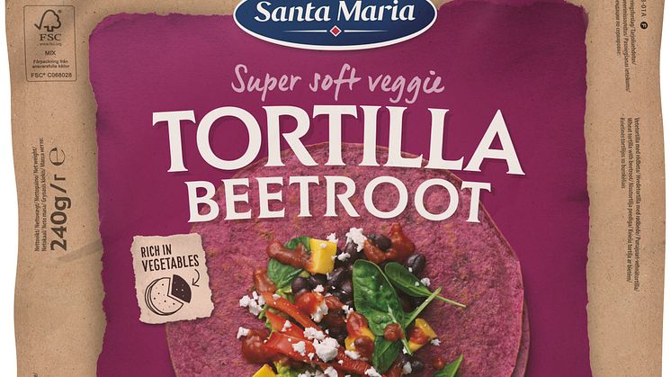 Soft Tortilla Beetroot