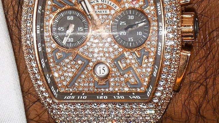 [Image of the stolen 'Franck Muller' watch]