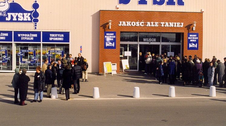 20 lat temu JYSK otworzył pierwszy sklep w Polsce- zdradzamy kulisy