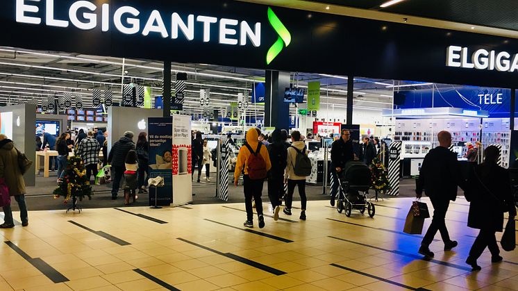 Black Friday er i fuld gang i Elgigantens 37 butikker. Her er det butikken i Fields i København. 