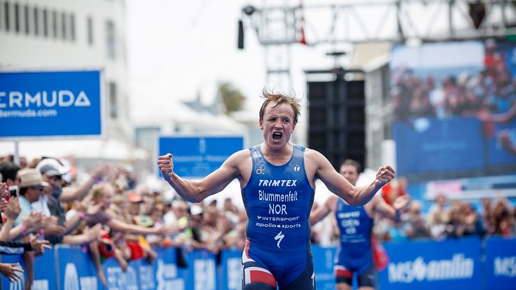 Det har vært mye å juble for i 2018 for Kristian Blummenfelt, som representerer Bergen Triathlon Club 