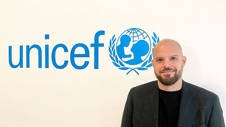Jakob Kakembo Andersson blir ny kommunikationschef för UNICEF Sverige