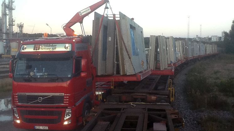 ​Lättklinkerbetong AB använder Green Cargos miljövänliga transporter
