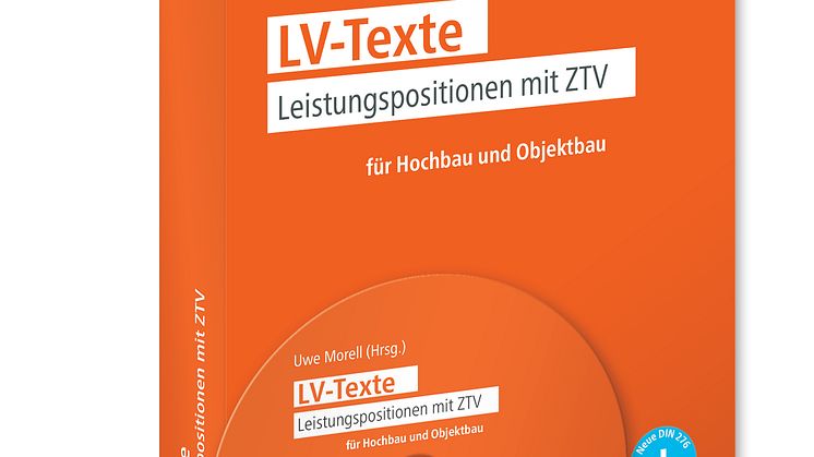 LV-Texte – Leistungspositionen mit ZTV für Hochbau und Objektbau (3D/tif)