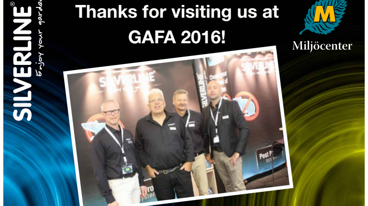 Thanks for visiting us at GAFA 2016!