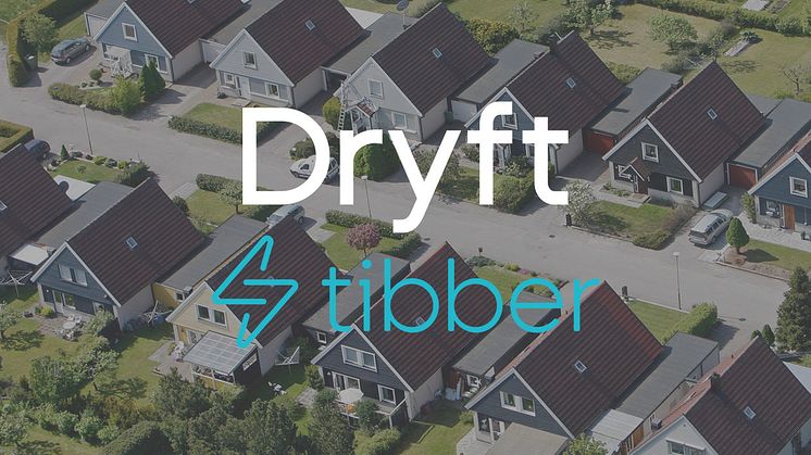 Innovativa hantverksbolaget Dryft och Tibber i samarbete samarbete