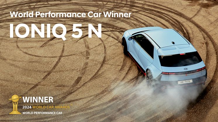 IONIQ 5 N vinner 2024 World Performance Car i World Car of the Year Awards.