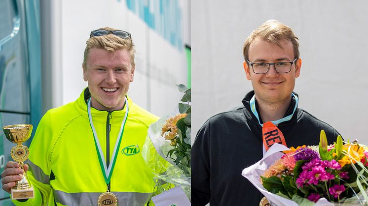 Yrkes-SM: Elis Jakobsson och Fredrik Cederlöw är bäst i Sverige inom lastbil och flygteknik!